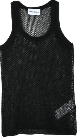 Marella Black Viscose Polyamide Top