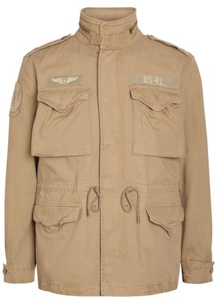Polo Ralph Lauren Patch-appliqu&eacute;d Cotton Field Jacket - Khaki - XL