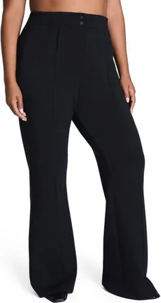 Spanx Air Essentials Flare Leg Pants in Very Black at Nordstrom, Size X-Small