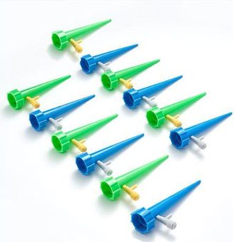 OEM Set Di 12 Contagocce Con Valvola, In Plastica, Regolabili, Blu/verde