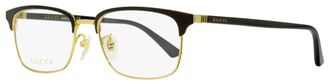 Gucci GG0131O Rectangular Metal Frame Eyeglasses - Gold