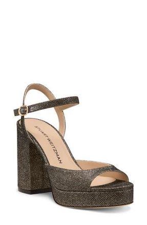 Stuart Weitzman Dayna II Platform Sandal in New Pyrite at Nordstrom Rack, Size 8
