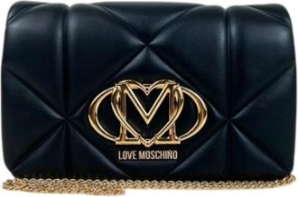 Love Moschino Shoulder Bag - Dames - Schoudertassen - Zwart - ONE Size - Polyester - Tassen
