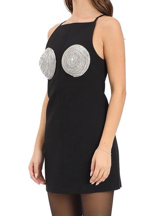 TPN Flared Silhouette Mini Dress With Removable Appliqu&eacute;s