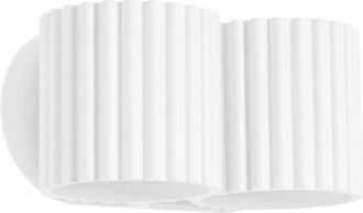 Sollux Lighting Aplique de pared blanco aluminio alt. 10 cm