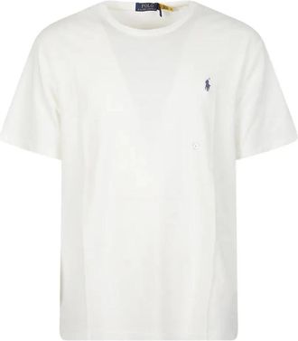Polo Ralph Lauren Klassiek T-shirt met korte mouwen en borstzak - Heren - T-shirts - Wit - XL - Tops