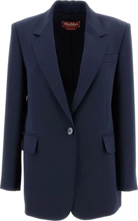 Max Mara Bosco Blazer - Dames - Jassen - Blauw - Maat: XS