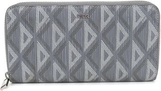 Dior Gray Pvc Long Wallet (Bi-Fold) (Pre-Owned)