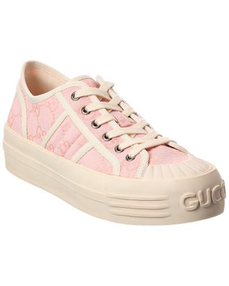 Gucci Chunky Gg Canvas & Leather Sneaker