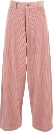 JEJIA Wide Leg Corduroy Trousers With Classic Five-Pocket Design