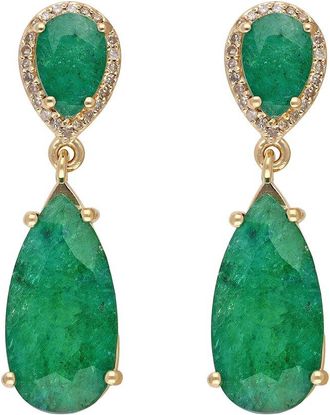 Tiramisu Vermeil 13.01 Ct. Tw. Gemstone Earrings