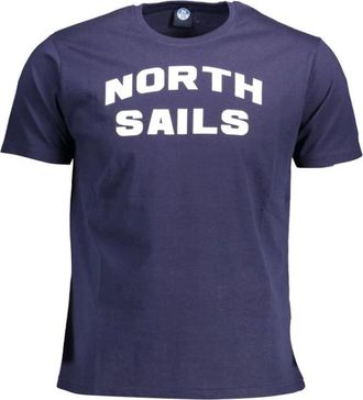 North Sails Cotton T-Shirt - Heren - T-shirts - Blauw - S - Katoen - Tops