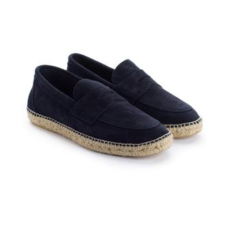 Abarca Espadrilles, male, Blue, Size: 9 US Summer Leather Moccasin Shoe