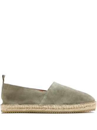 Frescobol Carioca Helio pull-tab espadrilles - Green