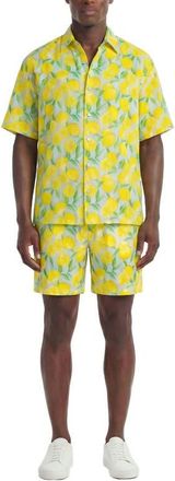 Area Stars Callen Shorts in Lemon at Nordstrom, Size X-Large