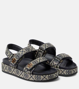 Tory Burch Sandali Kira in canvas