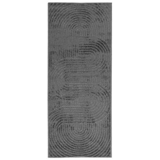 vidaXL Alfombras De &Aacute;rea Palmeras Antracita 150 X 80 Cm Poli&eacute;ster Vidaxl