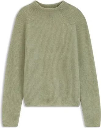 BOSS Alpaca-blend sweater with mock neck