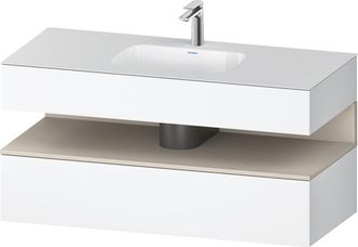 Duravit Qatego Lavabo Encastrado Con Base De Lavabo Consola, - Duravit