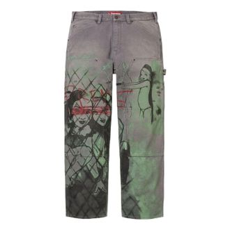 SUPREME FW26 x Rita Ackermann Double Knee Painter Pant Grey FW26P69-GRY