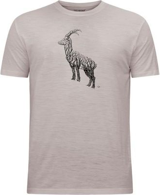 Greenbomb Animal Ram Loom Merinoshirt f&uuml;r Herren | gelb