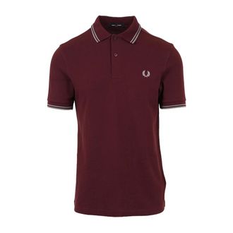 Fred Perry Polo Shirts, male, Red, Size: XL Twin Tipped Shirt