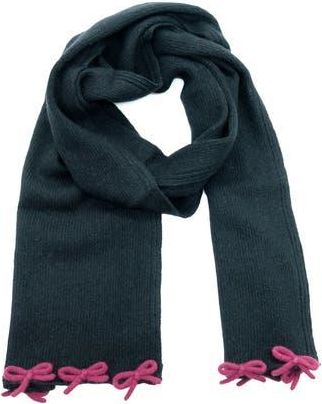 Portolano Bow Trim Scarf in Blue/pink at Nordstrom Rack