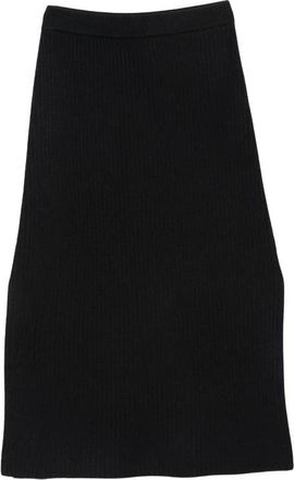 A.P.C. A.p.c., Rokken, Dames, Zwart, S, Wol, Lange Merinowol Rok