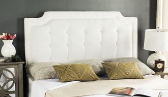 Safavieh Sapphire Tufted Linen Headboard