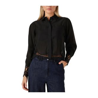 Copenhagen Muse Zwarte Cmmolly-Shirt Blouse - Dames - Blouses & Shirts - Zwart - Maat: XS Wol