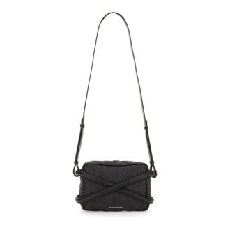 Alexander McQueen Alexander McQueen, Cross Body Bags, male, Black, Size: ONE SIZE Harness Camera Bag