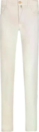 Jacob Cohen Bard Jeans - Heren - Slim Fit Jeans - Wit - W33 - Katoen - Jeans