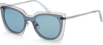 Swarovski Womens Shiny Palladium 99mm Sunglasses