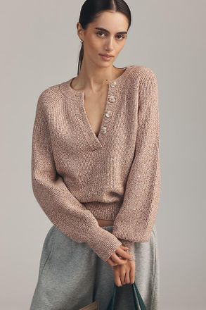 Varley Kennings Button-Front Sweater