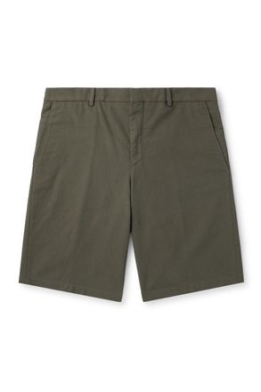 Loro Piana Jarno Straight-Leg Stretch-Cotton Bermuda Shorts