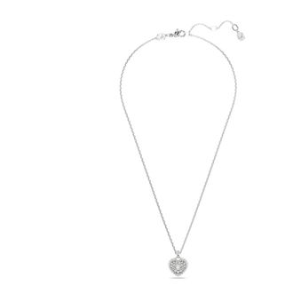 Swarovski Hartjes Hanger Ketting - Dames - Kettingen - Grijs - ONE Size - Accessoires