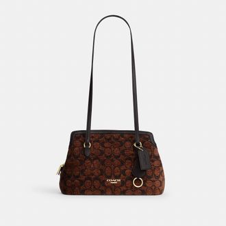 Coach Elise Shoulder Bag In Signature Chenille