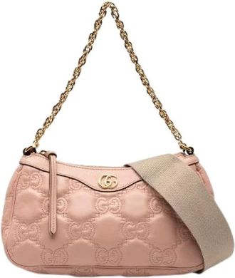 Gucci Pre-owned Shoulder Bags, female, Pink, Size: ONE SIZE Pre-owned Vintage Shoulder Bag