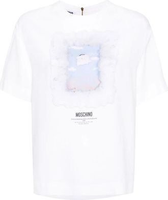 Moschino T-shirts - Dames - T-shirts - Wit - M - Tops