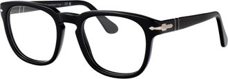 Persol 0PO3376V Black Acetate Eyeglasses - Black