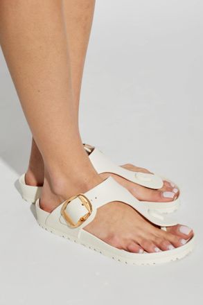 Birkenstock Gizeh Big Buckle EVA Flip-flops, Womens, Cream
