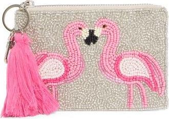 Collection XIIX Beaded Flamingo Coin Purse in Multi at Nordstrom Rack