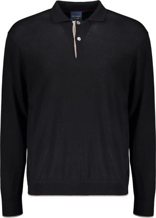 Paul & Shark Polo in Lana Vergine a Coste - - Tops - Uomo - Blu - L