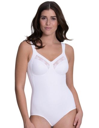 Anita Womens 3509 Sophia Comfort Corselet Body - White Elastane - Size 42B