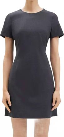 Theory Jatinn Mini Dress In Black