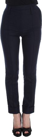 Ermanno Scervino Virgin Wool Slim Fit Casual Womens Pants