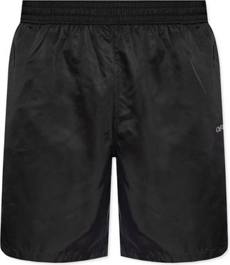 Off-white Heren, Badkleding, Zwart, Maat: XS Poliester