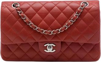 Chanel Borsa a spalla Pre-owned Classic Double Flap - - Pre-owned - Donna - Rosso - ONE SIZE