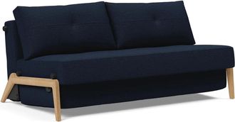 Innovation Cubed 160 Schlafsofa, 103 x 165 cm, Eiche / dunkelblau (528 Mixed Dance)