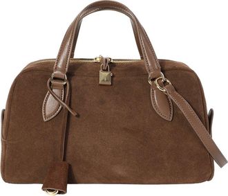 Tiffany & Fred Suede Top Handle Satchel